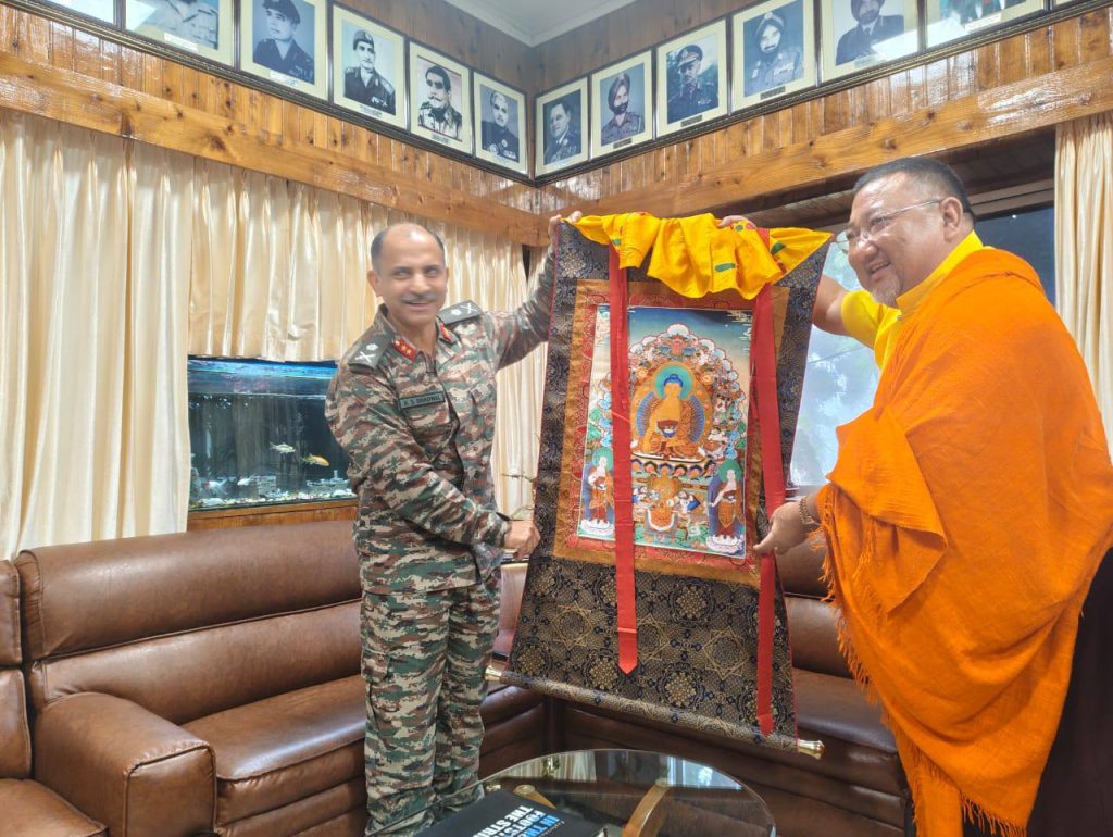 Dhadwal with the Chief Minister's message