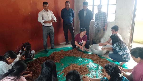 Read more about the article महानदी हाई स्कूलमा विद्यार्थीहरुलाई च्याऊ खेती विषयमा प्रशिक्षण शिविर