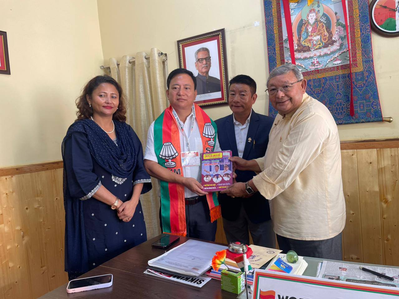 Read more about the article एमके राईले प्राप्त गरे एसकेएम पार्टीको मुख्यालयमा सीइसी सदस्यता